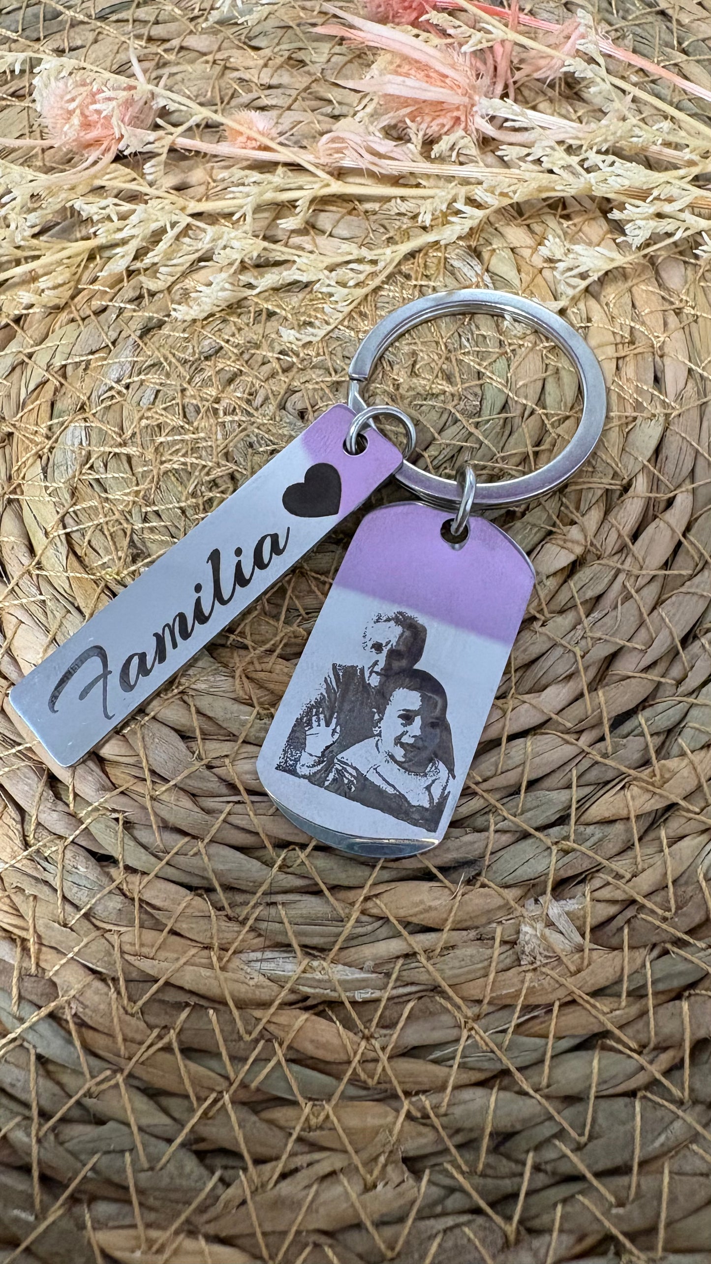 Llaveros acero inoxidable