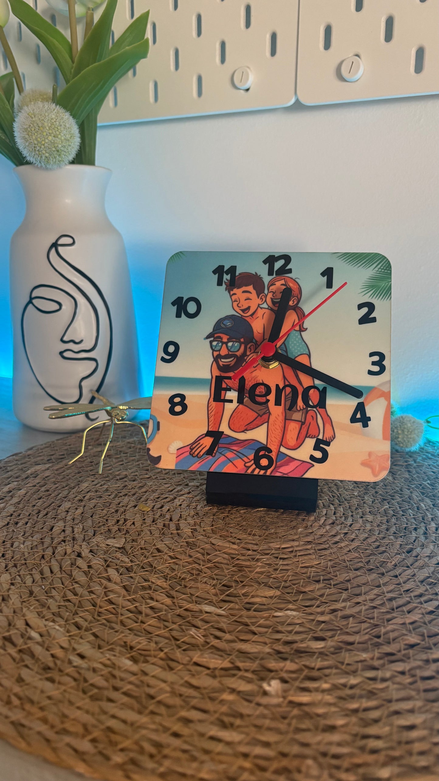 🕒 Reloj personalizado con foto – Sublimación