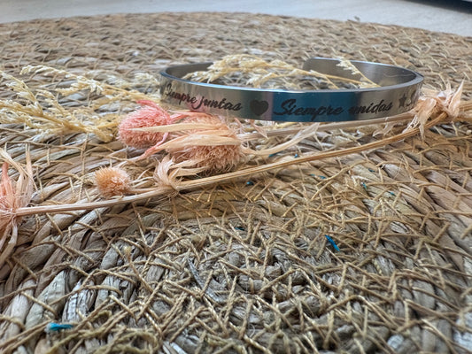 Pulsera rígida acero inoxidable