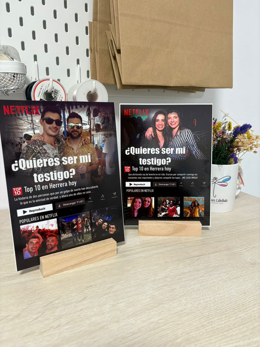 Placas personalizadas Netflix