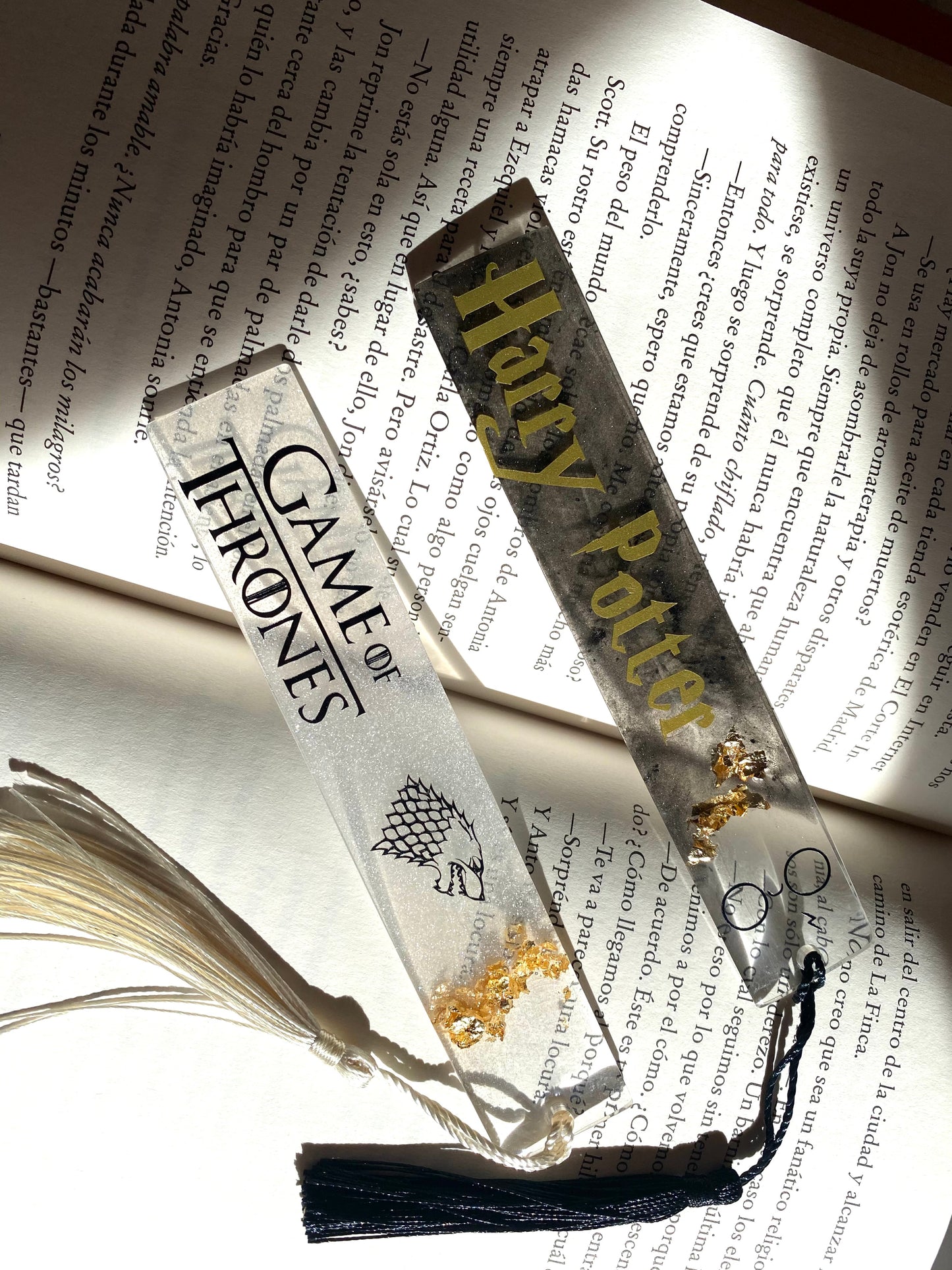 Marcapaginas Juego de tronos o Harry Potter