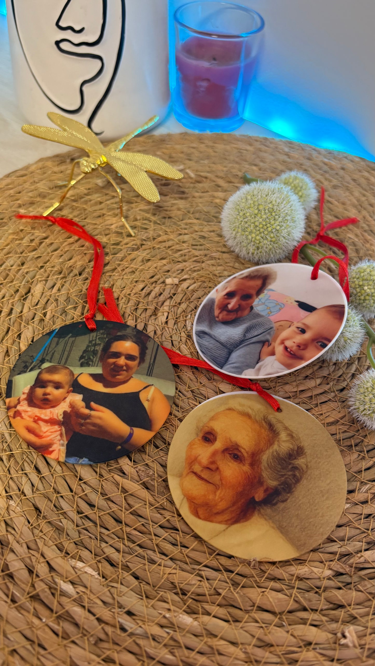 ✨ Bola de Navidad personalizada con foto – Sublimada en metacrilato