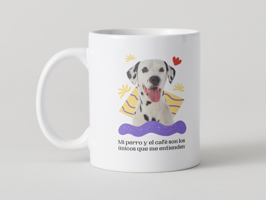 Taza mascotas personalizable