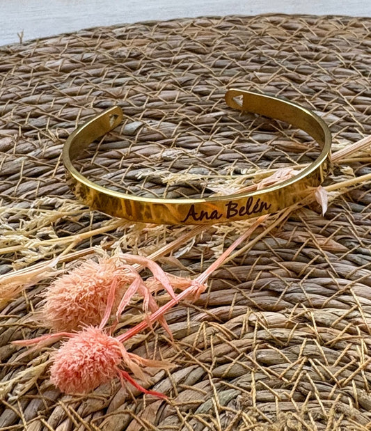 Pulsera rígida acero inoxidable