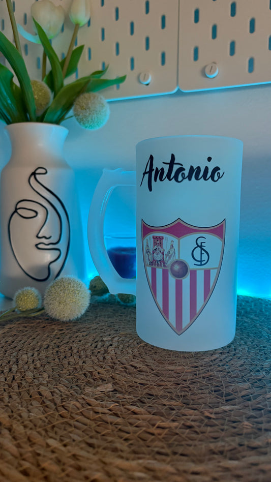 Jarras cerveza fútbol - sublimación a todo color
