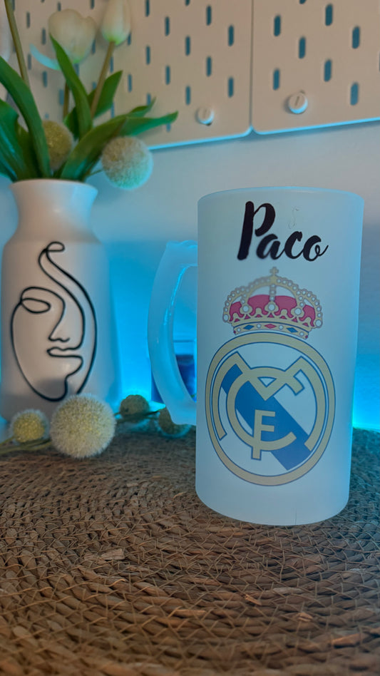 Jarras cerveza fútbol - sublimación a todo color